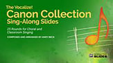 The Vocalize! Canon Collection Sing-Along Slides Digital File Digital Resources cover